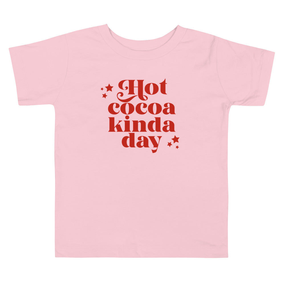 Hot Cocoa Kinda Day Toddler Short Sleeve Tee