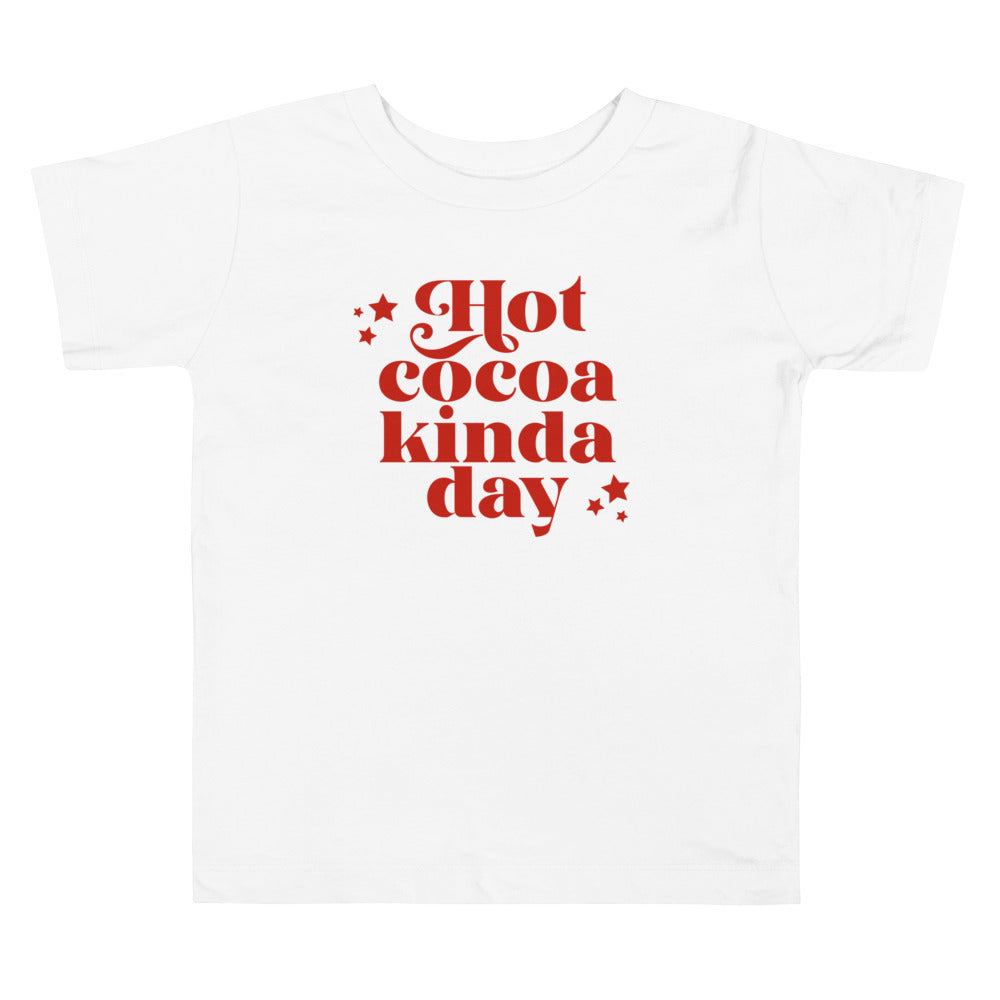 Hot Cocoa Kinda Day Toddler Short Sleeve Tee