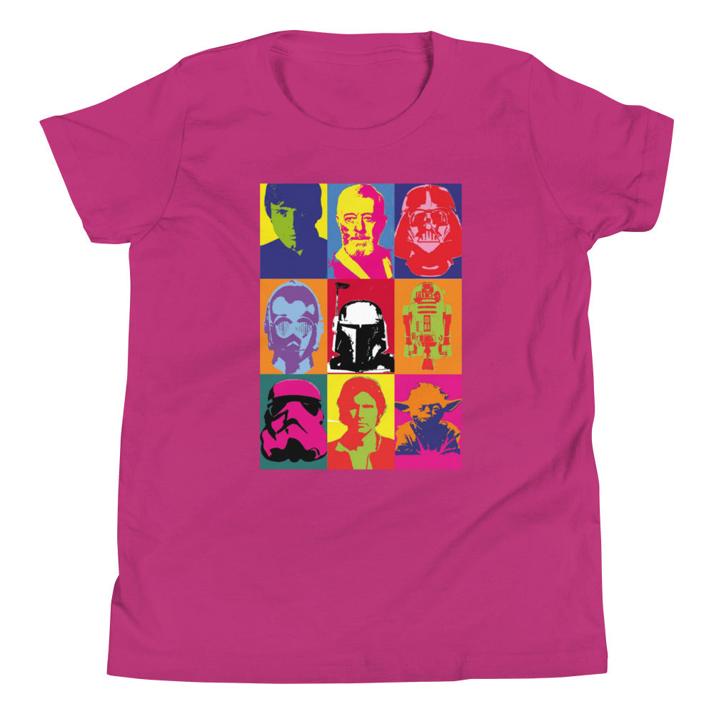 Star Wars Pop Art Youth Short Sleeve T-Shirt